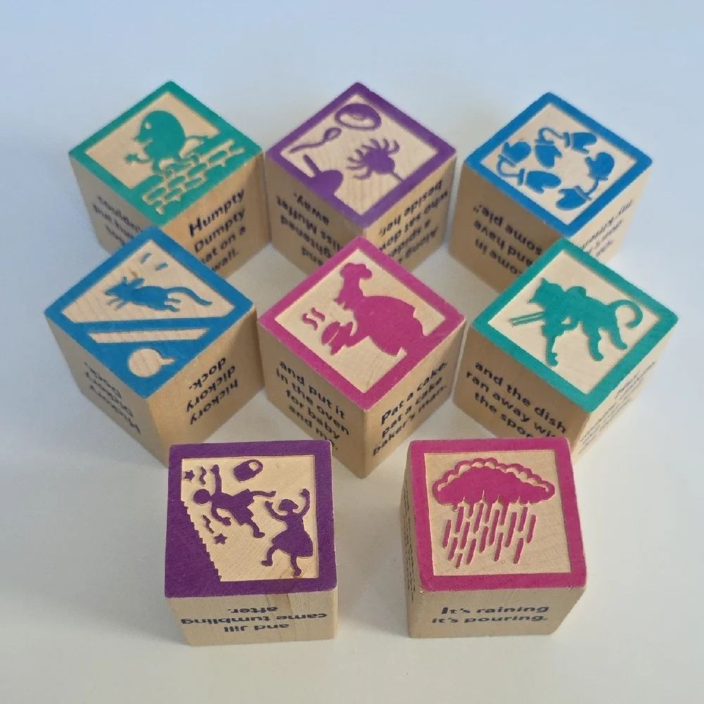 Wooden Blocks Nursery Rhymes